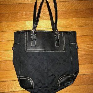 Black Coach Shoulder Bag